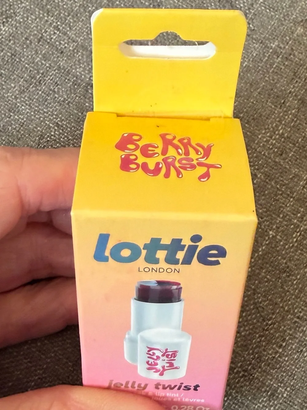 Lottie London Jelly Twist Cheek & Lip Tint Berry Burst 0.28 oz New in Box